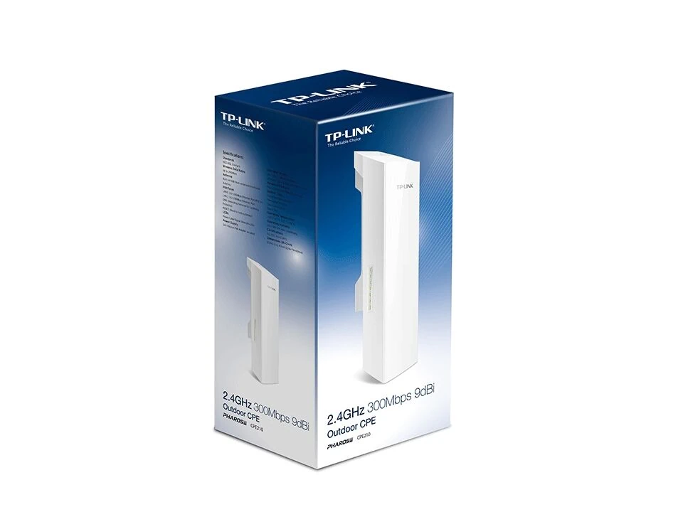 TP-Link 2.4GHz 300Mbps 9dBi Outdoor CPE - TL-CPE210