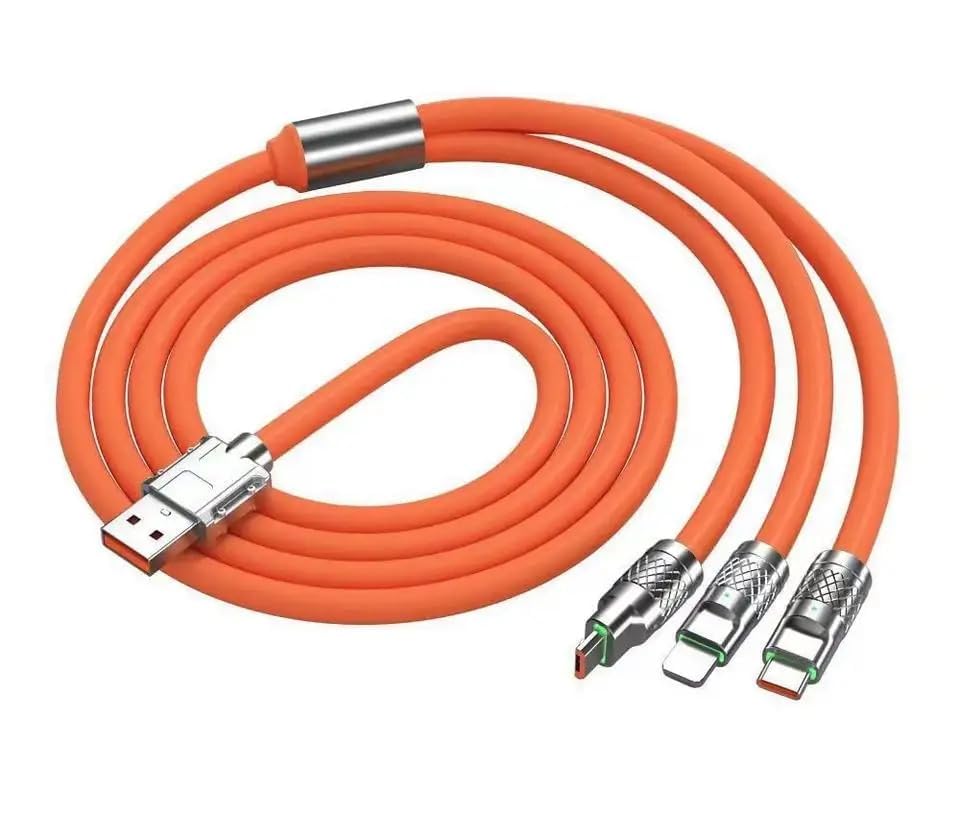 3 in1. 2M Long fast charging cable