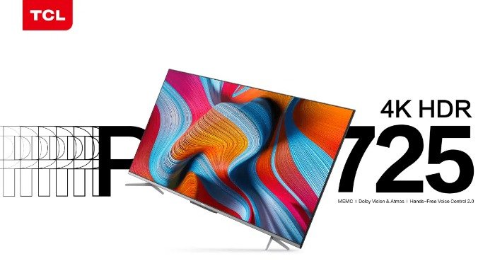 Alternative view of TCL 50P725 50" 4K SMART UHD TV