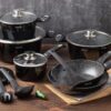 MODERN POTS Cookware set with kitchen tools 15pcs EB-5611