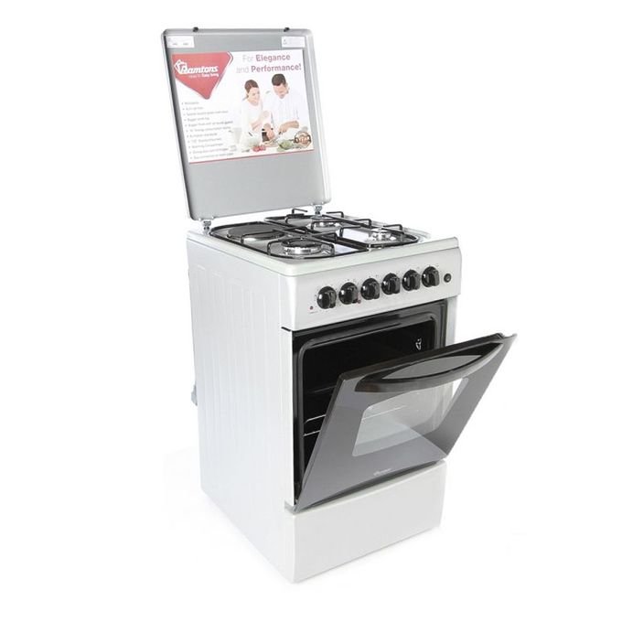 Alternative view of Ramtons 50X60 3 Gas + 1 Electric Cooker - Silver  RF/402