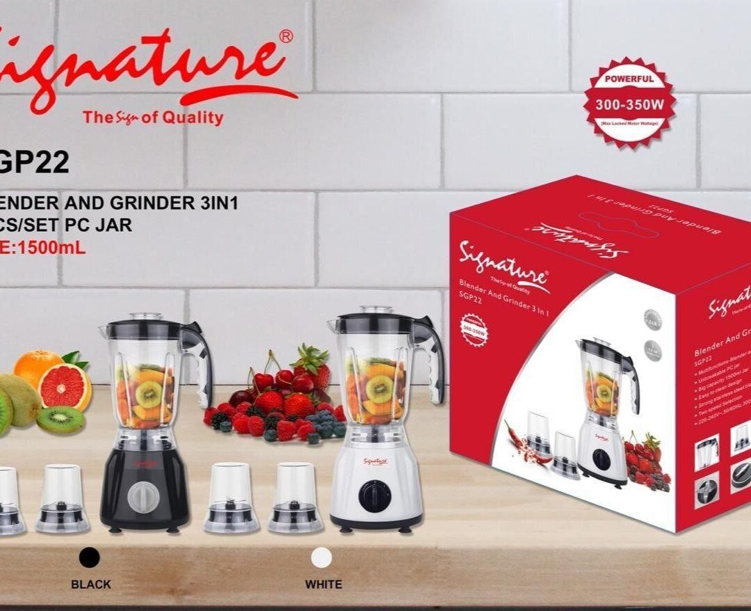 Alternative view of Signature 3 in 1 blender & grinder SG-P22 1.5l Jar 350W