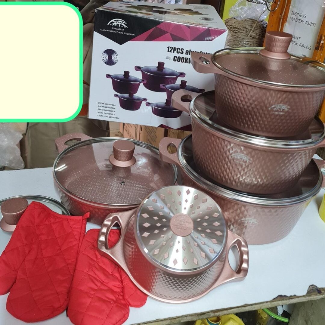 12pc unique Cookware Set Sunda