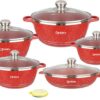 Dessini 21pcs Square Nonstick Granite Cookware Set