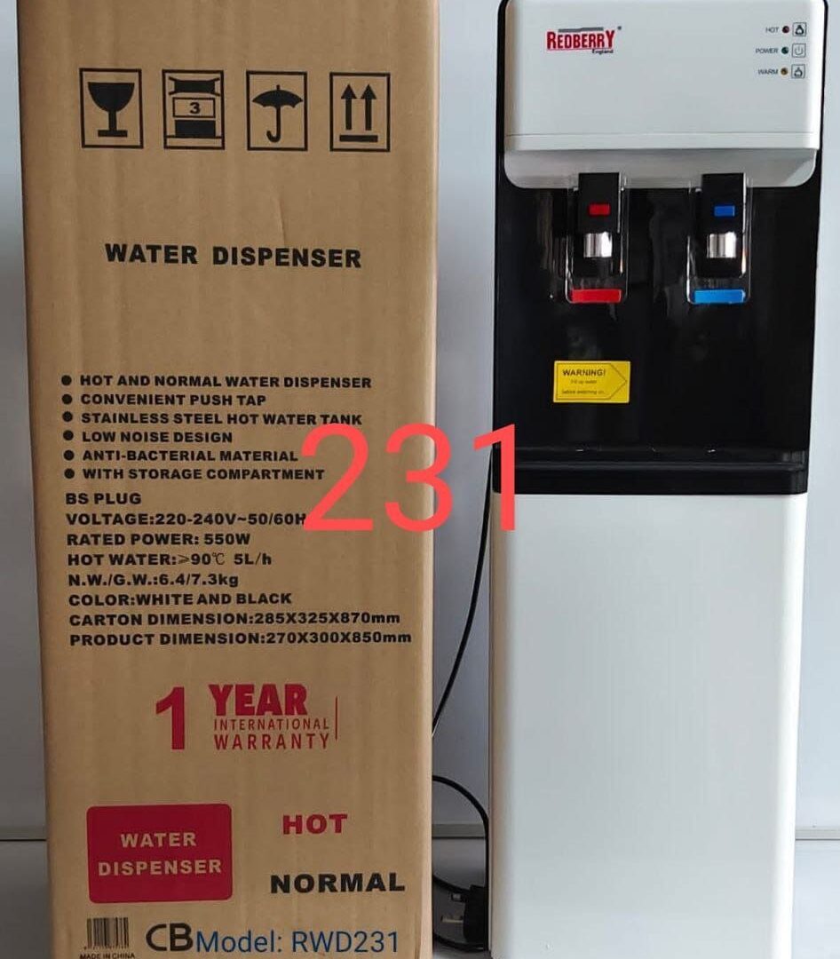 Redberry Hot & Normal water dispenser RWD 231