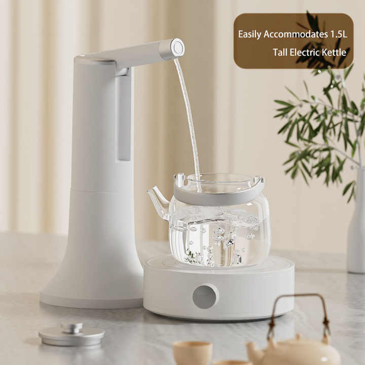 Alternative view of Rechargable Freedom folding spout automatic SELF STANDING water dispenser with base stand