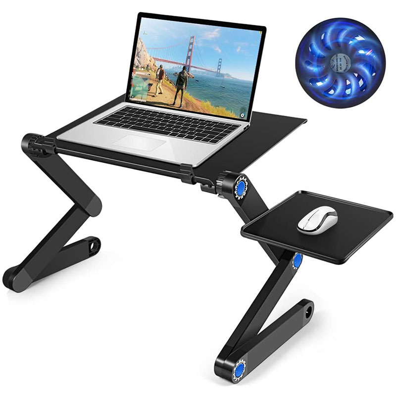 360 Adjustable Computer PC Desk Laptop Holder for Home Office with Mouse Pad
