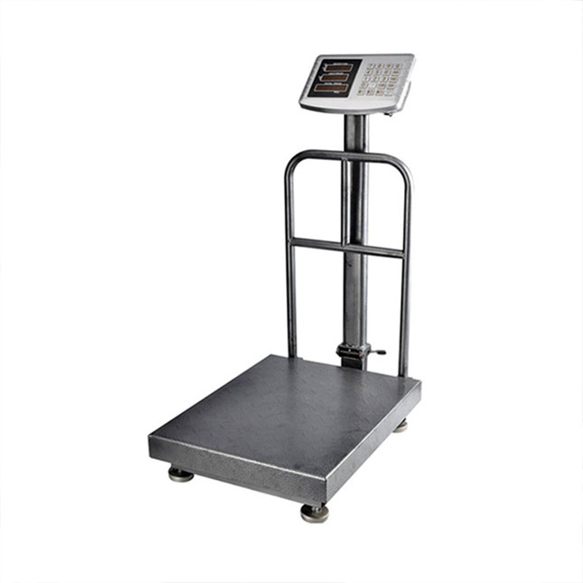 300Kg digital platform scale with guardrail and LED display for accurate weight measurement – ideal for shops, warehouses, and markets in Kenya.