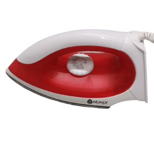 Nunix Dry Iron ES-898A 1000W Non-Stick Soleplate – Durable Electric Iron for Smooth Ironing